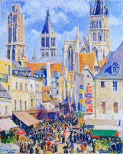 Laden Sie das Bild in den Galerie-Viewer, Malen nach Zahlen – Rue de l’Épicerie in Rouen – Camille Pissarro