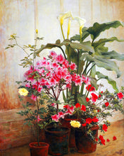 Laden Sie das Bild in den Galerie-Viewer, Diamond Painting – Seite eines Gewächshauses – George Cochran Lambdin – 40 x 50 cm auf Keilrahmen gespannt | Figured&#39;Art