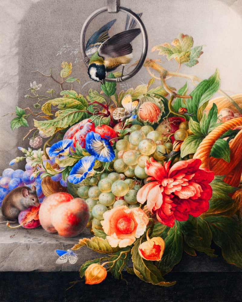 Kreuzstich – Blumen und Obst – Herman Henstenburgh