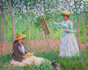 Kreuzstich – Im Wald in Giverny – Monet