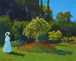 Malen nach Zahlen – Frau im Garten – Monet