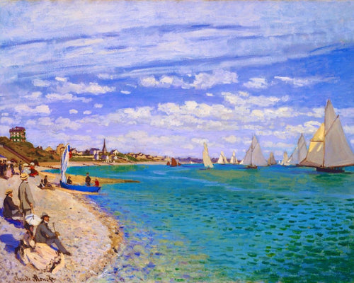 Kreuzstich – Regatta bei Sainte–Adresse – Monet