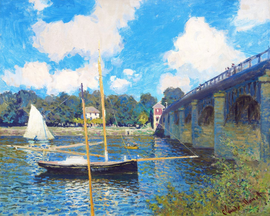 Malen nach Zahlen – Die Brücke von Argenteuil – Monet