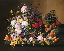 Laden Sie das Bild in den Galerie-Viewer, Diamond Painting – Blumen und Obst – Severin Roesen | Figured&#39;Art