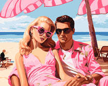 Laden Sie das Bild in den Galerie-Viewer, Malen nach Zahlen Figured&#39;Art – Strandliebende