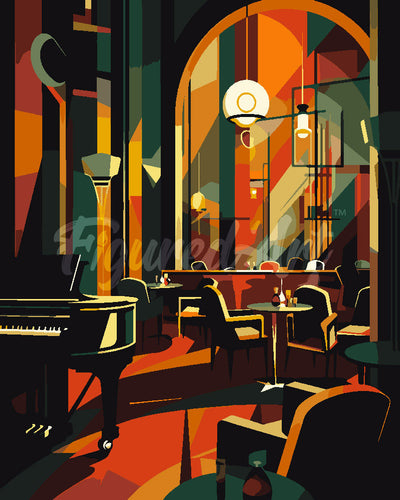 Malen nach Zahlen Figured'Art – Art-Deco-Club