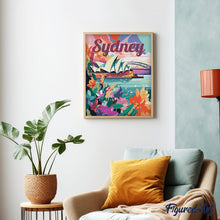 Laden Sie das Bild in den Galerie-Viewer, Reiseposter Sydney