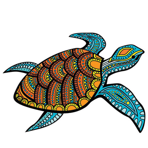 2D Holzpuzzle – Schildkröte