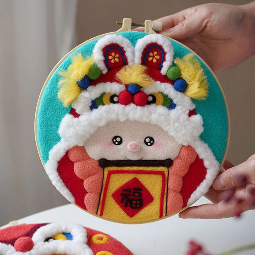 Nadelfilzen Needle Felting - Das Jahr des Schweins