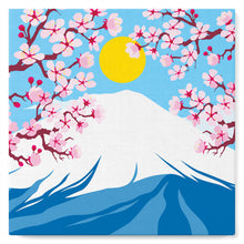 Laden Sie das Bild in den Galerie-Viewer, Mini Malen nach Zahlen mit Rahmen 20x20cm - Berg Fuji