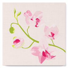 Laden Sie das Bild in den Galerie-Viewer, Mini Malen nach Zahlen mit Rahmen 20x20cm - Orchideenzweig