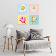 Laden Sie das Bild in den Galerie-Viewer, Mini Malen nach Zahlen mit Rahmen - Hagebuttenblüte