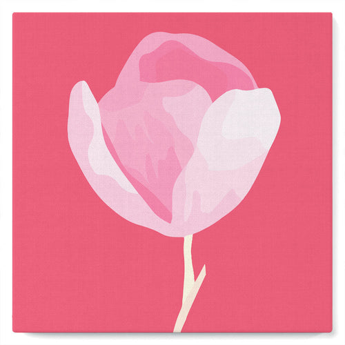 Mini Malen nach Zahlen mit Rahmen 20x20cm - Stengel Tulpe