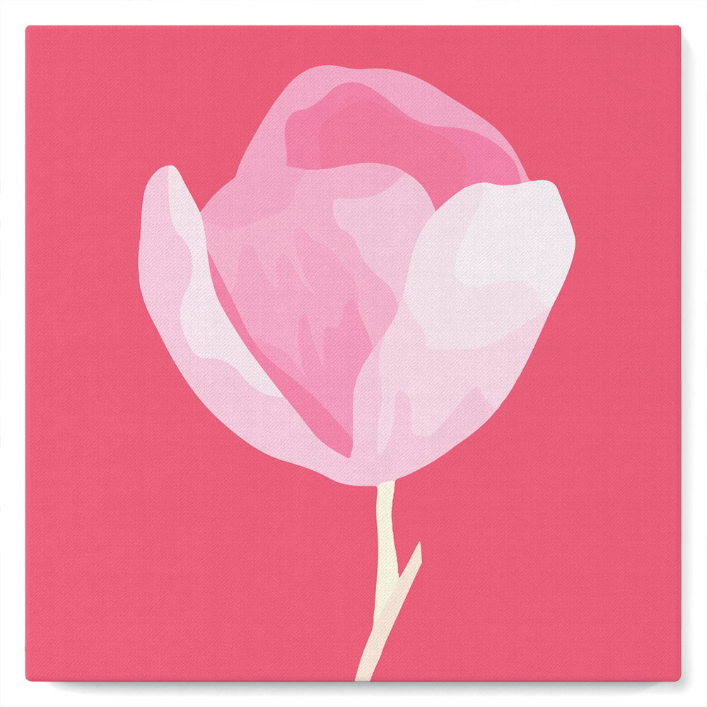Mini Malen nach Zahlen mit Rahmen 20x20cm - Stengel Tulpe