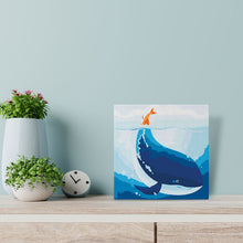 Laden Sie das Bild in den Galerie-Viewer, Mini Malen nach Zahlen mit Rahmen - Blauwal