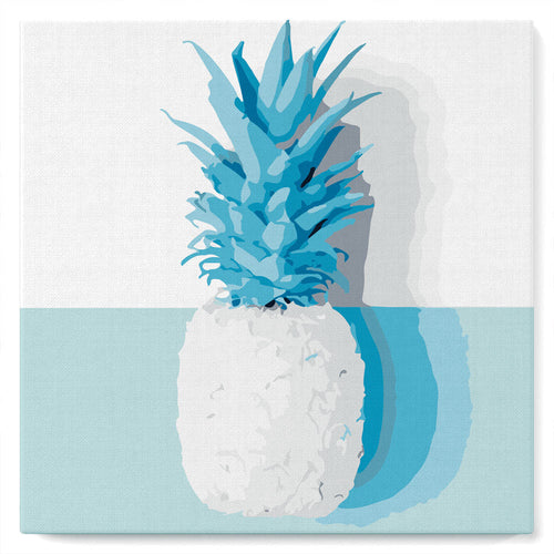 Mini Malen nach Zahlen mit Rahmen 20x20cm - Ananas