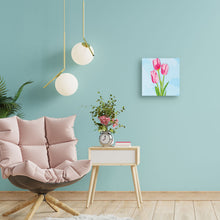 Laden Sie das Bild in den Galerie-Viewer, Mini Malen nach Zahlen mit Rahmen - Tulpen und blauer Himmel