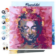 Laden Sie das Bild in den Galerie-Viewer, Mini Malen nach Zahlen mit Rahmen - Kostbarer Buddha
