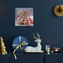 Laden Sie das Bild in den Galerie-Viewer, Mini Malen nach Zahlen mit Rahmen - Teddybär und Geschenke