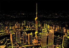Laden Sie das Bild in den Galerie-Viewer, Kratzbild – Shanghai City