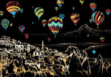 Laden Sie das Bild in den Galerie-Viewer, Kratzbild – Heißluftballons in der Türkei