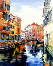 Laden Sie das Bild in den Galerie-Viewer, Malen nach Zahlen – Wasserfarben Venedig