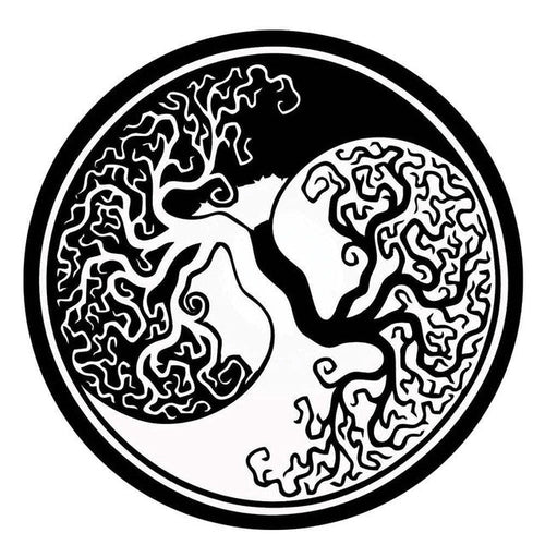 2D Holzpuzzle – Stilles Yin Yang