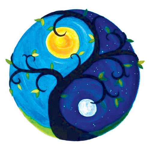 2D Holzpuzzle – Harmonisches Yin Yang
