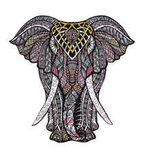 Laden Sie das Bild in den Galerie-Viewer, 2D Holzpuzzle – Elefant