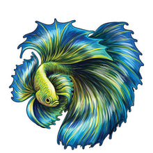 Laden Sie das Bild in den Galerie-Viewer, 2D Holzpuzzle – Verspielter Fisch
