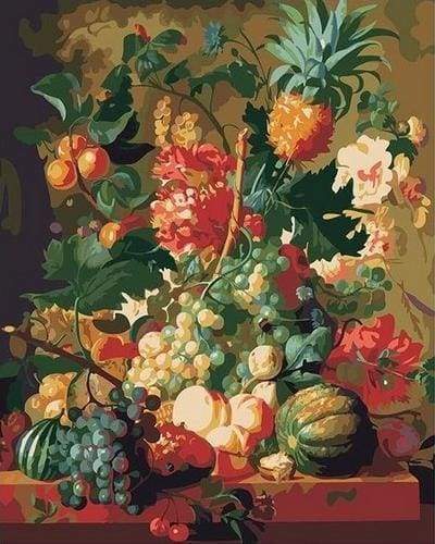 Malen nach Zahlen fŸr Erwachsene |ÊViel frisches Obst | Figured'Art