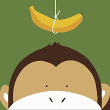 Laden Sie das Bild in den Galerie-Viewer, Malen nach Zahlen für Kinder | Affe mit Banane | Figured&#39;Art