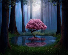 Laden Sie das Bild in den Galerie-Viewer, Malen nach Zahlen fŸr Erwachsene |ÊBaum in der Mitte des Wassers | Figured&#39;Art