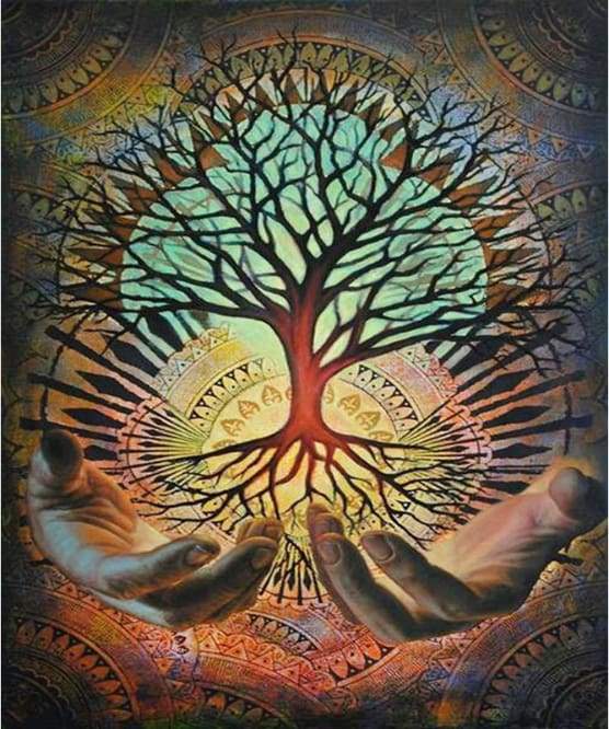 Malen nach Zahlen fŸr Erwachsene |ÊBaum des Lebens | Figured'Art