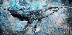 Malen nach Zahlen Erwachsene Wal Figured'Art