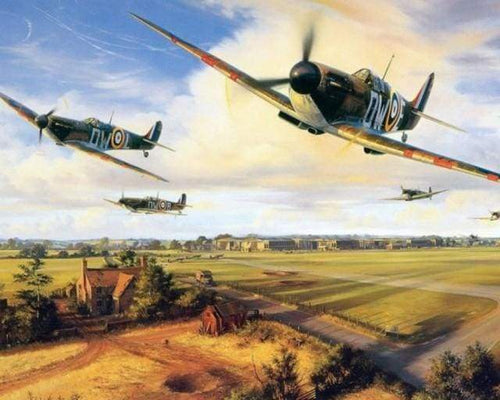 Malen nach Zahlen fŸr Erwachsene |ÊBombenflugzeug | Figured'Art