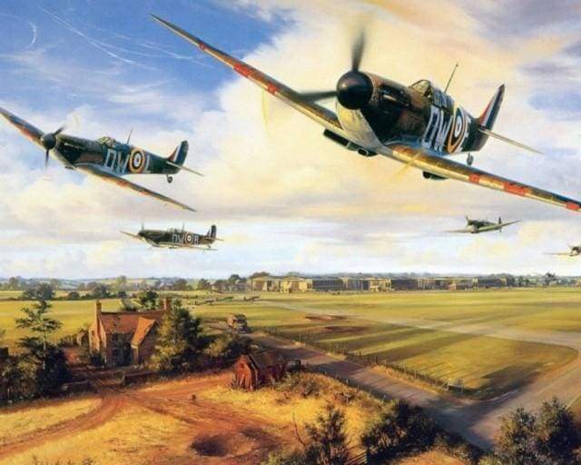 Malen nach Zahlen fŸr Erwachsene |ÊBombenflugzeug | Figured'Art
