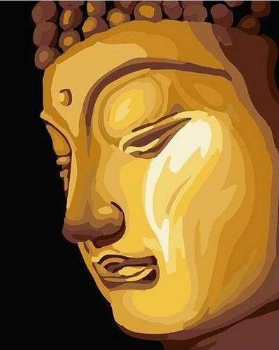Malen nach Zahlen fŸr Erwachsene |ÊGoldener Buddha | Figured'Art