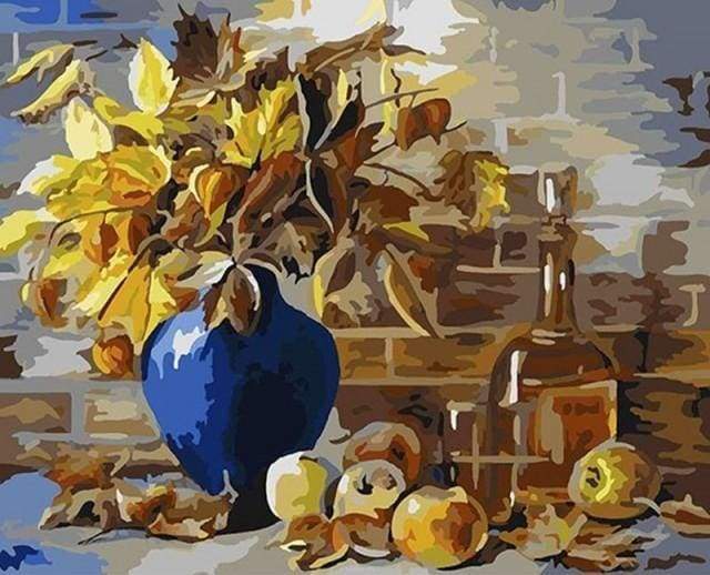 Malen nach Zahlen fŸr Erwachsene |ÊHerbstlicher Blumenstrauß | Figured'Art