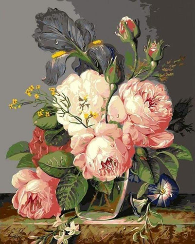 Malen nach Zahlen fŸr Erwachsene |ÊWildblumenstrauß | Figured'Art