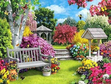 Laden Sie das Bild in den Galerie-Viewer, Diamond Painting – Schöner Garten – 40 x 50 cm auf Keilrahmen gespannt | Figured&#39;Art