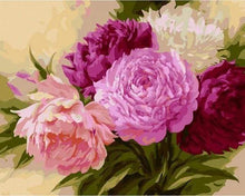 Laden Sie das Bild in den Galerie-Viewer, Malen nach Zahlen fŸr Erwachsene |ÊBlumen in drei Farben | Figured&#39;Art