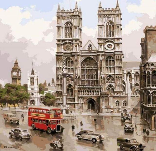 Malen nach Zahlen fŸr Erwachsene |ÊKathedrale in London | Figured'Art