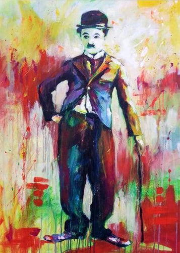 Malen nach Zahlen fŸr Erwachsene |ÊChaplin Aquarell | Figured'Art