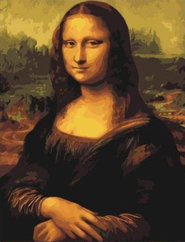 Malen nach Zahlen fŸr Erwachsene |ÊDa Vincis Mona Lisa | Figured'Art