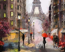 Laden Sie das Bild in den Galerie-Viewer, Malen nach Zahlen fŸr Erwachsene |ÊIn den Straßen von Paris | Figured&#39;Art