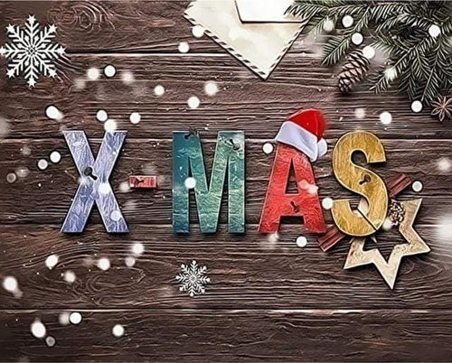 Malen nach Zahlen fŸr Erwachsene |ÊWeihnachtsdekoration | Figured'Art