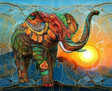 Laden Sie das Bild in den Galerie-Viewer, Diamond Painting, Künstlerischer Elefant