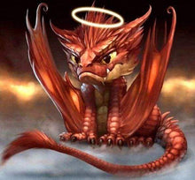 Laden Sie das Bild in den Galerie-Viewer, Diamond Painting, Baby roter Dragon