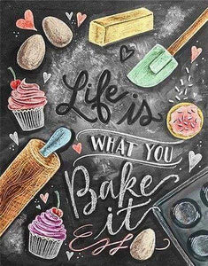 Diamond Painting, Bake it